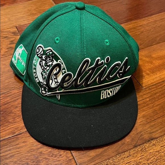 Hardwood Classic Other - Boston Celtics Green and Black Cap